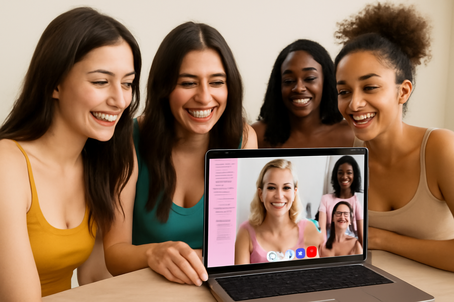 Camgirls Gruppenchat: Gemeinschaftserlebnisse